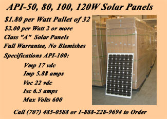 API Solar Panel Sale