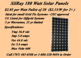 SilRay Solar Panel Sale